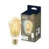 Hot WiZ E27 Lyspære filament St64 6,7W Wifi - Justerbar fargetemperatur 2000-5000 Kelvin