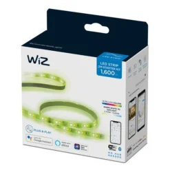Online WiZ LED strip-startsett 2 meter Wifi - Fullfarge Hvit