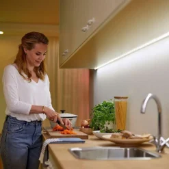 Online WiZ LED strip-startsett 2 meter Wifi - Fullfarge Hvit