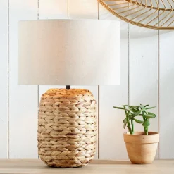 Hot Pacific Lifestyle Zadi bordlampe Natur / Hvit
