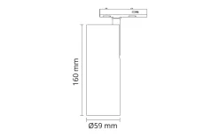 Sale Sg Armaturen As Zip Tube Mini spot 14W LED DTW 2000-4000K